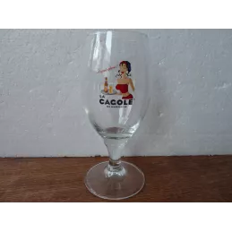 1 VERRE LA CAGOLE DE MARSEILLE 25CL HT 17.70CM