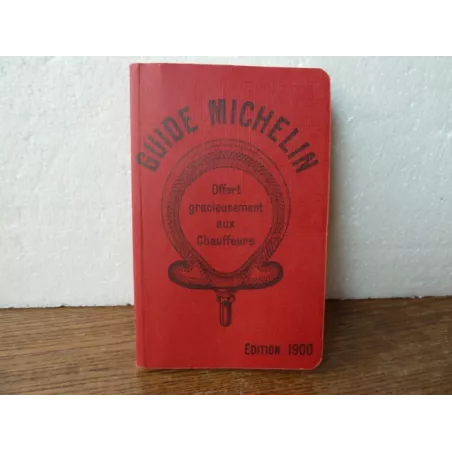 GUIDE MICHELIN  EDITION 1900 15CMX9.50CM