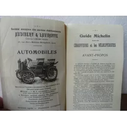 GUIDE MICHELIN  EDITION 1900 15CMX9.50CM