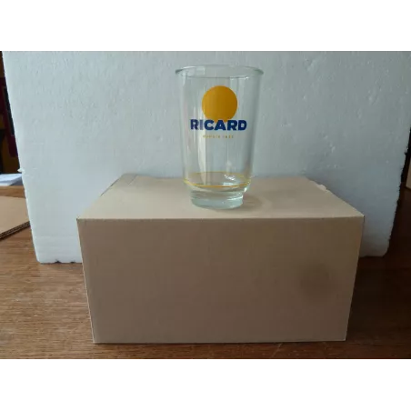 6 VERRES RICARD ALLONGE 27CL  HT 11.50CM NOUVEAU MODELE