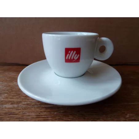 6 TASSES A CAFE ILLY 6CL + 6 SOUS TASSES