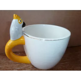 MUG PERROQUET 28/30CL HT 8.50CM