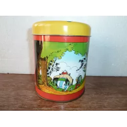 BOITE ASTERIX  DIAMETRE 10CM HT 12CM