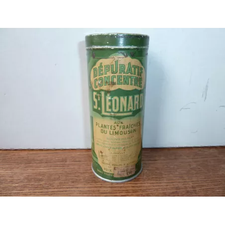 BOITE DEPURATIF CONCENTRE ST LEONARD DIAMETRE 5.20CM HT 12.50CM