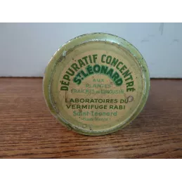 BOITE DEPURATIF CONCENTRE ST LEONARD DIAMETRE 5.20CM HT 12.50CM