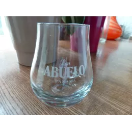 6 VERRES RHUM ABUELO PANAMA HT 10CM