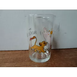1 VERRE LE ROI LION HT 9.70CM