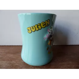 MUG  VACHE BLEUE  JULIEN HT 11.20CM