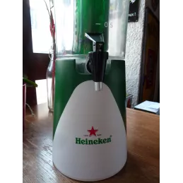 GIRAFE  HEINEKEN  AVEC COMPARTIMENT A GLACONS
