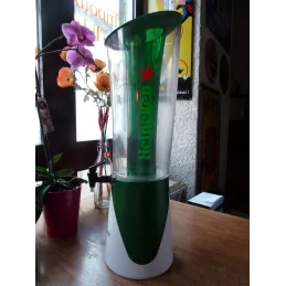 GIRAFE  HEINEKEN  AVEC COMPARTIMENT A GLACONS