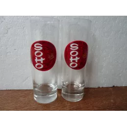 2 VERRES SOHO 22CL HT 15.20CM