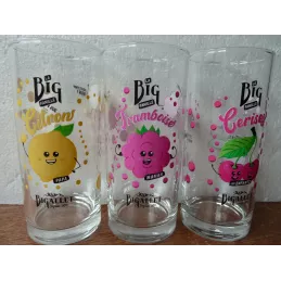 3 VERRES BIGALLET COLLECTOR 25CL HT 13.50CM