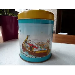BOITE ASTERIX HT 12CM  DIAMETRE 10CM