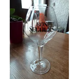 1 VERRE  BON SECOURS 25/33CL HT 21.60CM