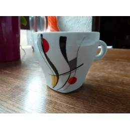 6 TASSES A CHOCOLAT FOLLIET +6 SOUS TASSES  2015/2017