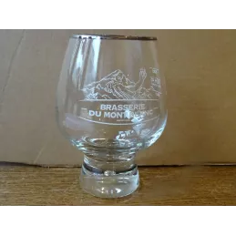 5 VERRES BRASSERIE DU MONT BLANC 50CL HT 14.80CM
