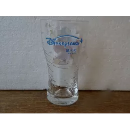 1 VERRE MICKEY  DISNEYLAND  EMBOSSE HT 15CM