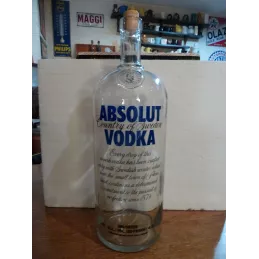 BOUTEILLE  VODKA  ABSOLUT 4.5L VIDE HT 45CM