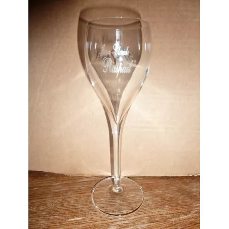 6 FLUTES JEAN CLAUDE  RASPAIL 12CL HT 18.70CM