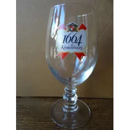 6 VERRES  1664 DE KRONENBOURG25CL HT 16.20CM
