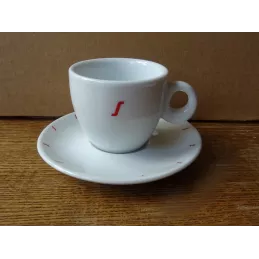 6 TASSES A CAFE SEGAFREDO + 6 SOUS TASSES