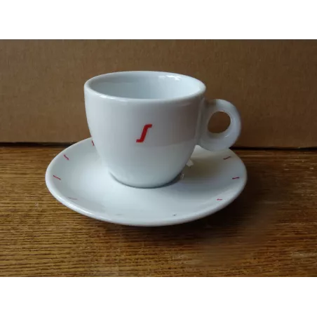6 TASSES A CAFE SEGAFREDO + 6 SOUS TASSES