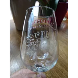 6 VERRES APREMONT 20/22CLHT 15.30CM