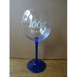 6 VERRES 1664 BLANC BALLON 25CL /33CL HT 20CM