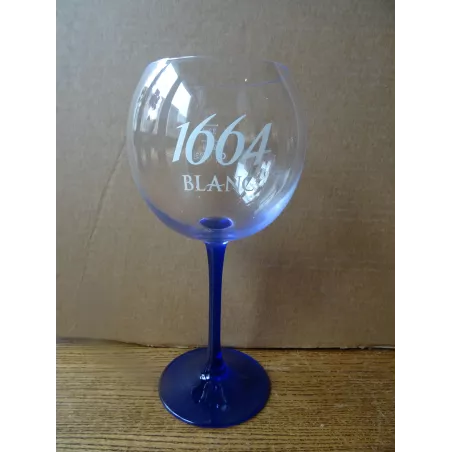 6 VERRES 1664 BLANC BALLON 25CL /33CL HT 20CM