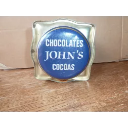 BOITE CHOCOLATES JOHN'S COCOAS 10.50CM X10.50CM X11CM