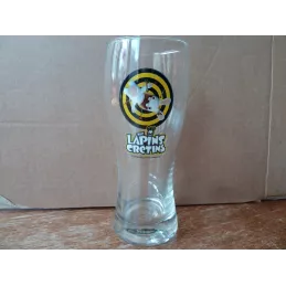1 VERRE  THE LAPINS CRETINS 25CL HT 18CM ANNEE 2014