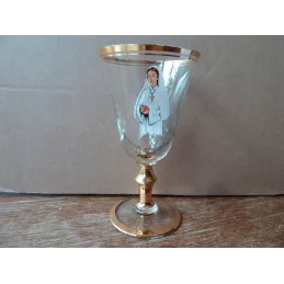 1VERRE SOUVENIR DE COMMUNION HT 13.20CM