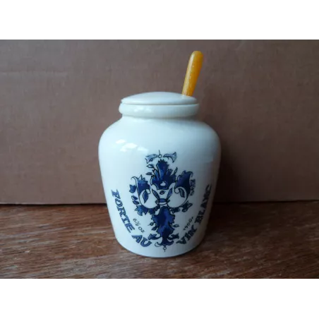 1 POT  A MOUTARDE GREY POUPON  HT 8.60CM