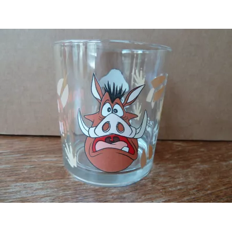 1 VERRE DISNEY THE LION  KING  HAKUNA MATATA HT 8.20CM