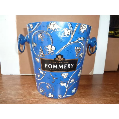 SEAU A CHAMPAGNE POMMERY EN  TOLE HT 20.50CM