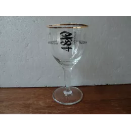 6 VERRES  SYLVANUS 4810 25CL HT 18CM BRASSERIE DU MONT BLANC