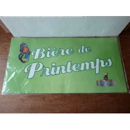 TAPIS FISCHER  TRADITION  BIERE DE PRINTEMPS EN FEUTRINE  50CM X25CM