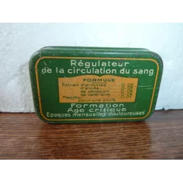 BOITE  MENSTRUINE  AUDINCOURT  (DOUBS) 6.70CM X4CM X1.70CM
