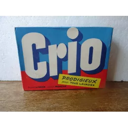 PAQUET DE LESSIVE  CRIO PRODUIT LACROIX 19CM X13.50CM