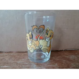 1 VERRE A MOUTARDE LE ROI LION  SIMBA ET NOLA HT 10CM
