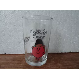 1 VERRE A MOUTARDE  MADAME  SAGE  MONSIEUR GROGNON  HT 9.70CM