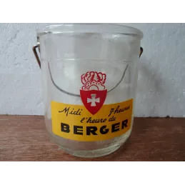 SEAU A GLACE  BERGER  MIDI 7 HEURES  HT 12.50CM DIAMETRE 10CM