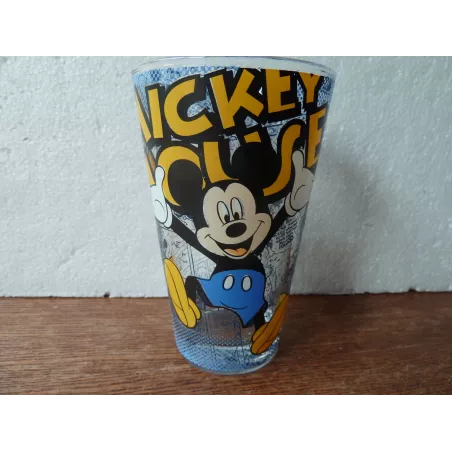 1 VERRE  MICKEY MOUSE 30CL  HT 12.50CM