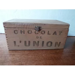 BOITE  DE CHOCOLAT DE L'UNION  20CM X10CM HT 9.50CM