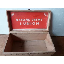 BOITE  DE CHOCOLAT DE L'UNION  20CM X10CM HT 9.50CM