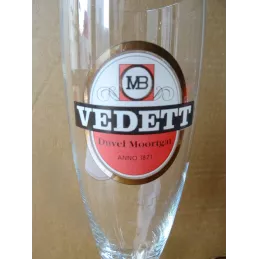 1 VERRE VEDETT  DUVEL MOORTGAT 33CL HT 24.70CM