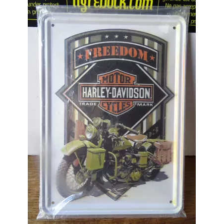 TOLE  HARLEY-DAVIDSON 21.20CM X15.20CM