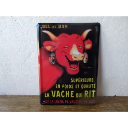 TOLE  LA VACHE QUI RIT  21CM X15CM