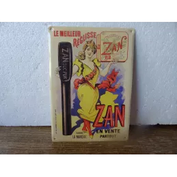 TOLE REGLISSE  ZAN  20.50CM X14.50CM