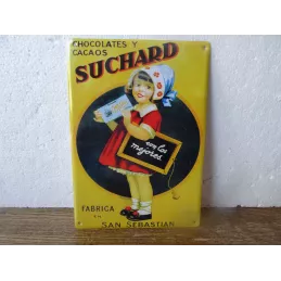 TOLE  CHOCOLAT SUCHARD  20.50CM X14.50CM